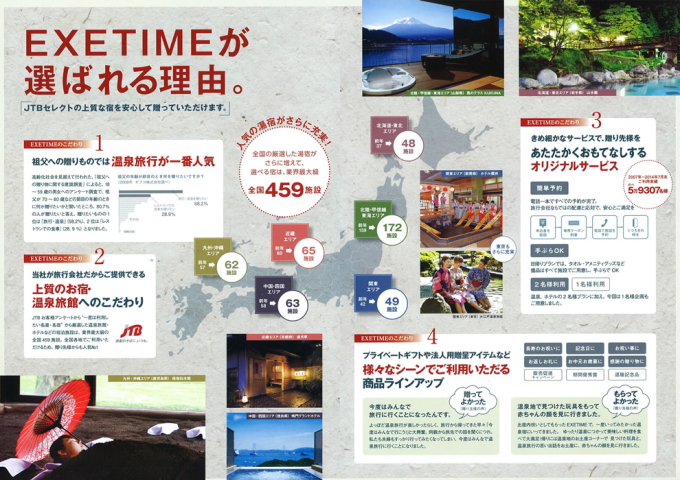 カタログギフト エグゼタイム コンテンツ