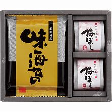 ●ハコ約17×27×4.3cm・重量=約202g●有明海産味付海苔(8切8枚)×2・一粒梅干し×2【小麦・えび】