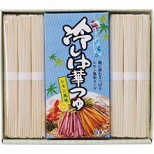 ●ハコ約24.5×20.5×2.8cm・重量=約800g●麺70g×6・冷し中華スープ40g×6【小麦】