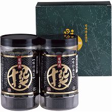 ●ハコ約15×14.2×7.6cm・重量=約210g●有明海産味付海苔(8切48枚)×2【小麦・えび】