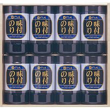 ●ハコ約31.3×29.7×7.7cm・重量=約920g●味付のり(8切44枚)×8【小麦・えび】