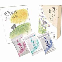 ●ハコ約15×23×4.8cm・重量=約145g●焼海苔全形5・味付海苔(塩・梅・わさび)各(6切6枚)×各1【小麦・えび・かに】