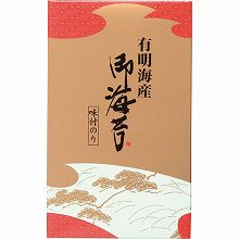 ●ハコ約14×23×4cm・重量=約100g●焼海苔全形4枚分(8切32枚×1)【えび】